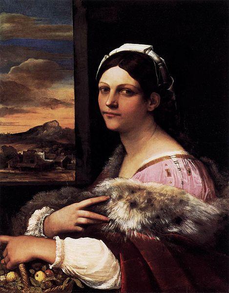Sebastiano del Piombo A Young Roman Woman oil painting picture
